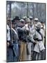 Confederate Infantry Preparing to Attack, Shiloh Battlefield, Tennessee-null-Mounted Photographic Print