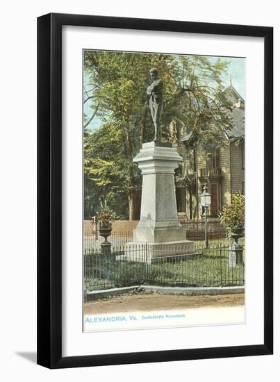 Confederate Monument, Alexandria, Virginia-null-Framed Art Print