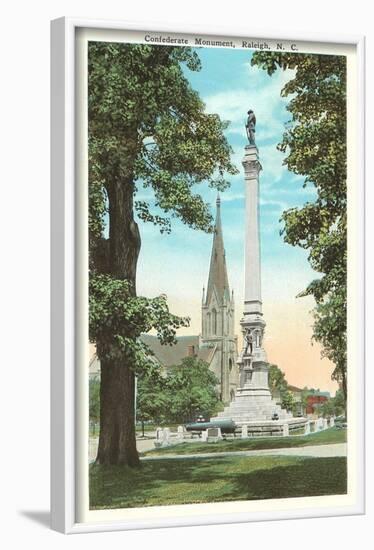 Confederate Monument, Raleigh, North Carolina-null-Framed Art Print