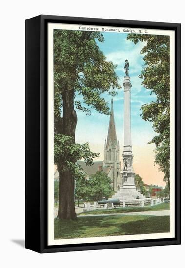 Confederate Monument, Raleigh, North Carolina-null-Framed Stretched Canvas