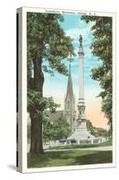 Confederate Monument, Raleigh, North Carolina-null-Stretched Canvas