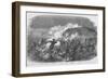 Confederate Night Attack on Union Forces in Salem, Missouri-Frank Leslie-Framed Art Print