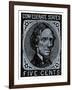 Confederate Postage Stamp Bearing Portrait of Jefferson Davis-null-Framed Giclee Print