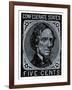 Confederate Postage Stamp Bearing Portrait of Jefferson Davis-null-Framed Giclee Print