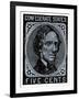 Confederate Postage Stamp Bearing Portrait of Jefferson Davis-null-Framed Giclee Print