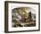 Confederate Quantrill Raid Burns Lawrence, Kansas, 1863-null-Framed Giclee Print