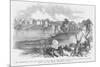 Confederate Raid into Kentucky at Licking Bridge Against Morgan Guerillas-Frank Leslie-Mounted Art Print