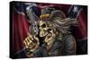 Confederate Rebel Civil War Skull General-FlyLand Designs-Stretched Canvas