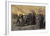 Confederate's on Marye's Hill Firing on Union Troops Attacking Fredericksburg, Virginia, 1862-null-Framed Giclee Print