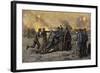 Confederate's on Marye's Hill Firing on Union Troops Attacking Fredericksburg, Virginia, 1862-null-Framed Giclee Print