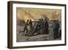 Confederate's on Marye's Hill Firing on Union Troops Attacking Fredericksburg, Virginia, 1862-null-Framed Giclee Print