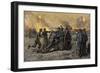 Confederate's on Marye's Hill Firing on Union Troops Attacking Fredericksburg, Virginia, 1862-null-Framed Giclee Print