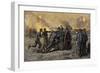 Confederate's on Marye's Hill Firing on Union Troops Attacking Fredericksburg, Virginia, 1862-null-Framed Giclee Print