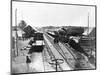 Confederate Soldiers at a Train Station-George N. Barnard-Mounted Photographic Print