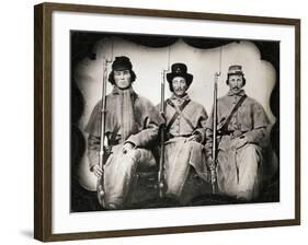 Confederate Soldiers-null-Framed Photographic Print