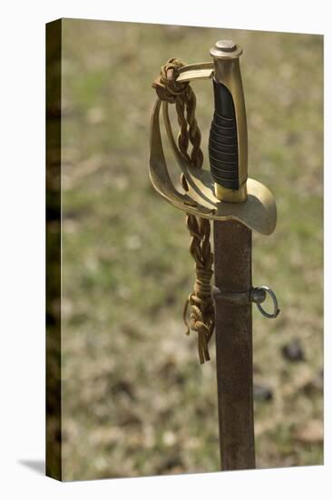 Confederate Sword, Shiloh National Military Park, Tennessee-null-Stretched Canvas