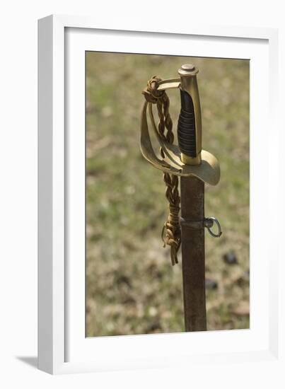 Confederate Sword, Shiloh National Military Park, Tennessee-null-Framed Photographic Print