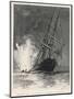 Confederate Torpedo Boat Sinks the "Housatonic" off Charleston Virginia-J.o. Davidson-Mounted Art Print