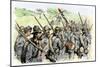 Confederate Troops on the March, American Civil War-null-Mounted Giclee Print