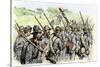 Confederate Troops on the March, American Civil War-null-Stretched Canvas
