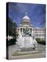 Confederate Women Monument Outside Mississippi State Capitol, Jackson, Mississippi, North America-Julian Pottage-Stretched Canvas