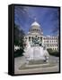 Confederate Women Monument Outside Mississippi State Capitol, Jackson, Mississippi, North America-Julian Pottage-Framed Stretched Canvas