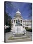 Confederate Women Monument Outside Mississippi State Capitol, Jackson, Mississippi, North America-Julian Pottage-Stretched Canvas