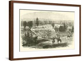 Confederate Works at Hatcher's Run, August 1864-null-Framed Giclee Print