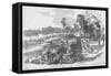 Confederates Evacuate Corinth, Mississippi-Frank Leslie-Framed Stretched Canvas