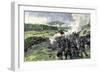 Confederates Fighting to Hold the Heights in the Battle of Resaca, Georgia, c.1864-null-Framed Giclee Print