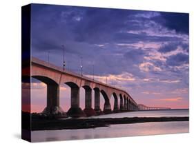 Confederation Bridge, Borden-Carleton, Prince Edward Island, Canada-Walter Bibikow-Stretched Canvas