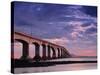 Confederation Bridge, Borden-Carleton, Prince Edward Island, Canada-Walter Bibikow-Stretched Canvas