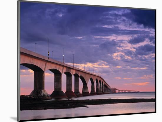 Confederation Bridge, Borden-Carleton, Prince Edward Island, Canada-Walter Bibikow-Mounted Photographic Print