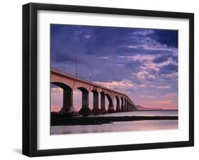 Confederation Bridge, Borden-Carleton, Prince Edward Island, Canada-Walter Bibikow-Framed Photographic Print