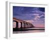 Confederation Bridge, Borden-Carleton, Prince Edward Island, Canada-Walter Bibikow-Framed Photographic Print