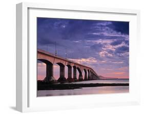 Confederation Bridge, Borden-Carleton, Prince Edward Island, Canada-Walter Bibikow-Framed Photographic Print