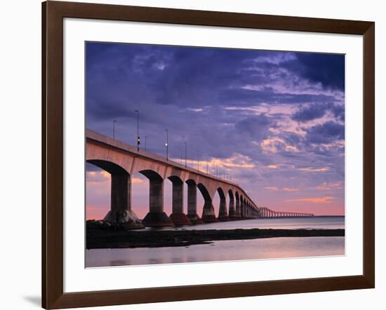 Confederation Bridge, Borden-Carleton, Prince Edward Island, Canada-Walter Bibikow-Framed Photographic Print