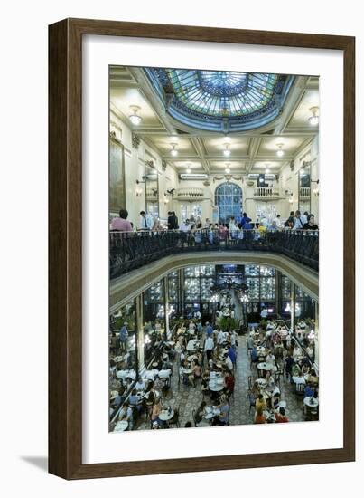 Confeiteria Colombo, Historic and Traditional Portuguese Art Nouveau Cafe, Rio De Janeiro-Alex Robinson-Framed Photographic Print