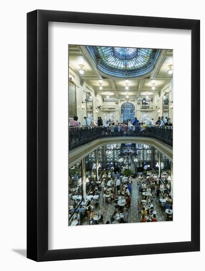 Confeiteria Colombo, Historic and Traditional Portuguese Art Nouveau Cafe, Rio De Janeiro-Alex Robinson-Framed Photographic Print