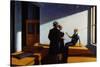 Conference at Night-Edward Hopper-Stretched Canvas
