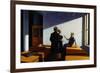 Conference at Night-Edward Hopper-Framed Giclee Print