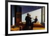 Conference at Night-Edward Hopper-Framed Giclee Print