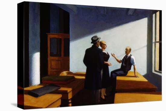 Conference at Night-Edward Hopper-Stretched Canvas