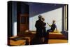Conference at Night-Edward Hopper-Stretched Canvas