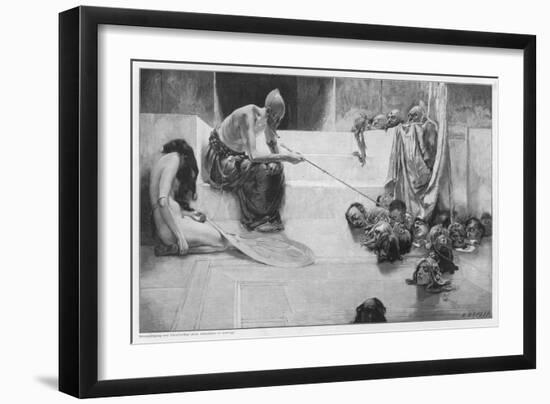 Conference Between Jehu and Other Heads of State-A. Hoffmann-Framed Art Print