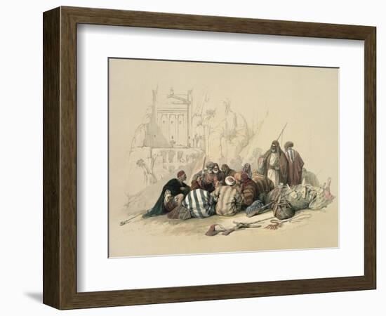 Conference of Arabs-David Roberts-Framed Giclee Print