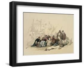 Conference of Arabs-David Roberts-Framed Giclee Print