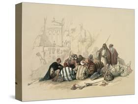Conference of Arabs-David Roberts-Stretched Canvas