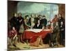 Conference of Engineers at Britannia Bridge, circa 1850-John Seymour Lucas-Mounted Giclee Print