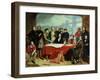 Conference of Engineers at Britannia Bridge, circa 1850-John Seymour Lucas-Framed Giclee Print